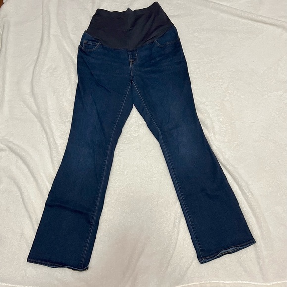 Old Navy maternity full panel boot cut jeans SZ 8 regular - Picture 10 of 11